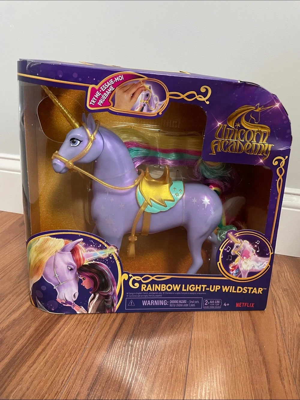 Rainbow Light-Up Wildstar Toy - Purple